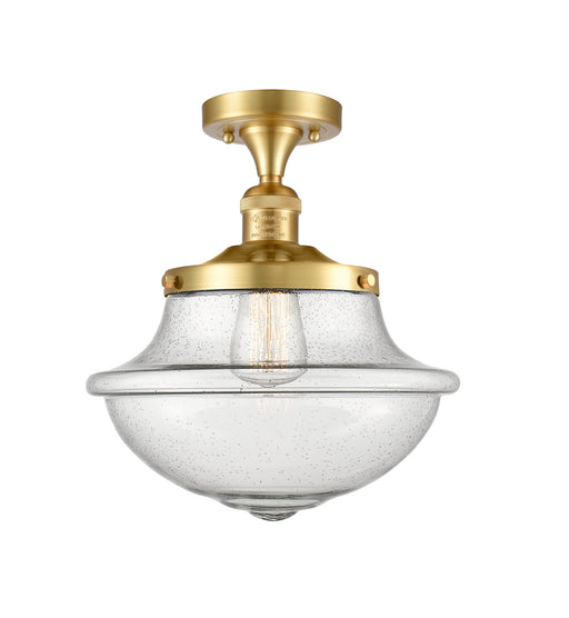 Innovations - 517-1CH-SG-G544 - One Light Semi-Flush Mount - Franklin Restoration - Satin Gold