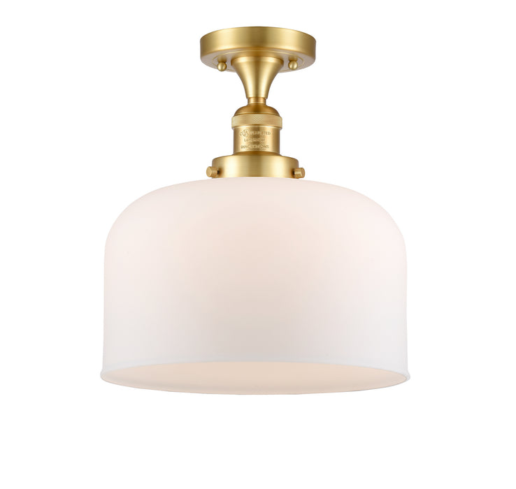 Innovations - 517-1CH-SG-G71-L - One Light Semi-Flush Mount - Franklin Restoration - Satin Gold