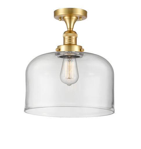 One Light Semi-Flush Mount