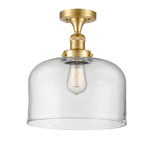 Innovations - 517-1CH-SG-G72-L - One Light Semi-Flush Mount - Franklin Restoration - Satin Gold