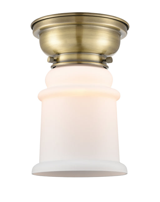 Innovations - 623-1F-AB-G181 - One Light Flush Mount - Aditi - Antique Brass