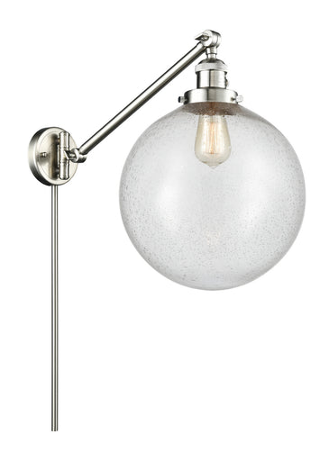 Franklin Restoration LED Swing Arm Lamp Brushed Satin Nickel