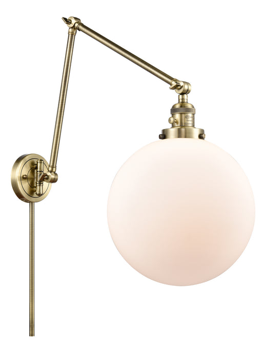 Innovations - 238-AB-G201-12 - One Light Swing Arm Lamp - Franklin Restoration - Antique Brass
