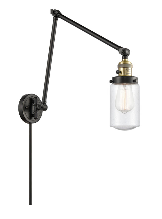 Innovations - 238-BAB-G314-LED - LED Swing Arm Lamp - Franklin Restoration - Black Antique Brass