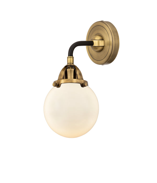 Innovations - 288-1W-BAB-G201-6 - One Light Wall Sconce - Nouveau 2 - Black Antique Brass