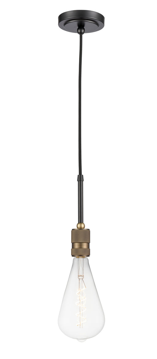 Innovations - 444-1P-BAB-BB-125-LED - LED Mini Pendant - Restoration - Black Antique Brass