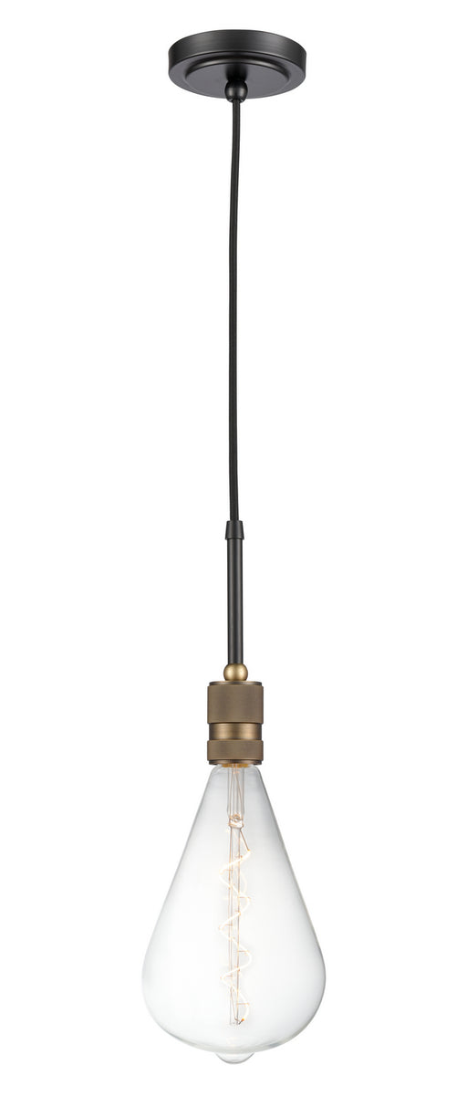Innovations - 444-1P-BAB-BB-164-LED - LED Mini Pendant - Restoration - Black Antique Brass