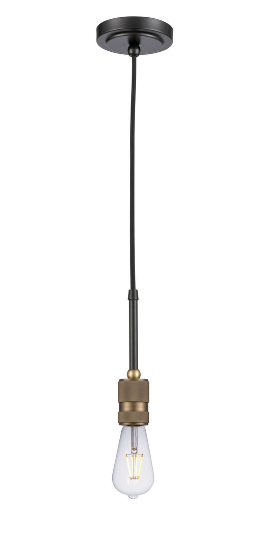 Innovations - 444-1P-BAB-BB-60-LED - LED Mini Pendant - Restoration - Black Antique Brass