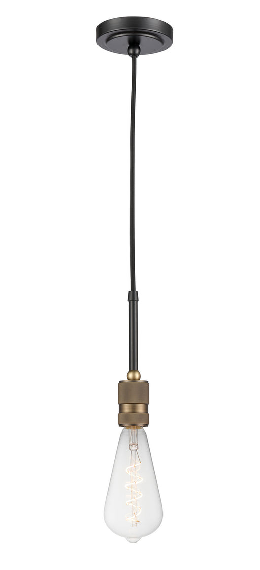 Innovations - 444-1P-BAB-BB-95-LED - LED Mini Pendant - Restoration - Black Antique Brass