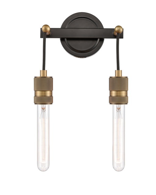 Innovations - 444-2W-BAB-T9-7-LED - LED Bath Vanity - Restoration - Black Antique Brass