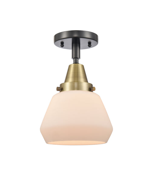 Innovations - 447-1C-BAB-G171-LED - LED Flush Mount - Franklin Restoration - Black Antique Brass