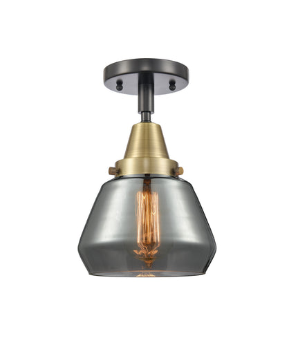 Caden LED Flush Mount Black Antique Brass