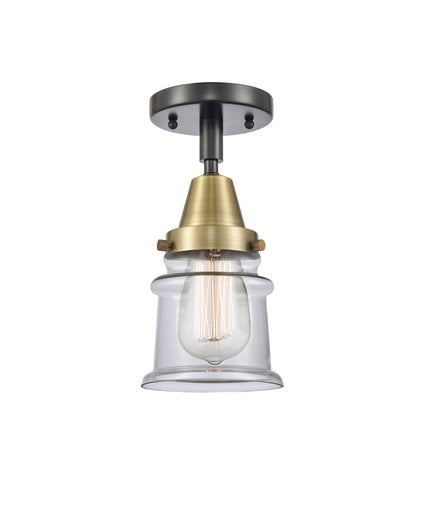 Caden LED Flush Mount Black Antique Brass