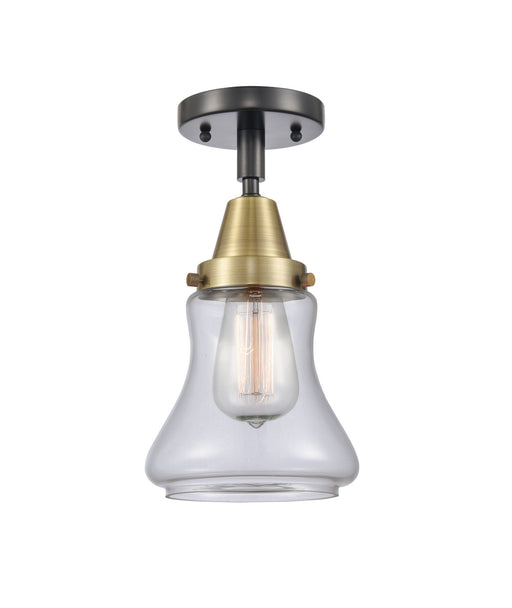 Innovations - 447-1C-BAB-G192 - One Light Flush Mount - Franklin Restoration - Black Antique Brass