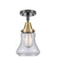 Innovations - 447-1C-BAB-G194-LED - LED Flush Mount - Franklin Restoration - Black Antique Brass