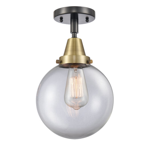 Caden LED Flush Mount Black Antique Brass