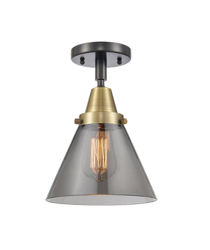 Caden LED Flush Mount Black Antique Brass