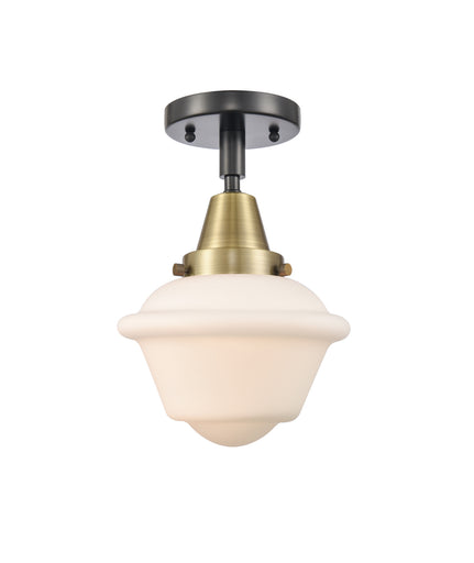 Caden LED Flush Mount Black Antique Brass