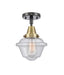 Innovations - 447-1C-BAB-G534 - One Light Flush Mount - Franklin Restoration - Black Antique Brass