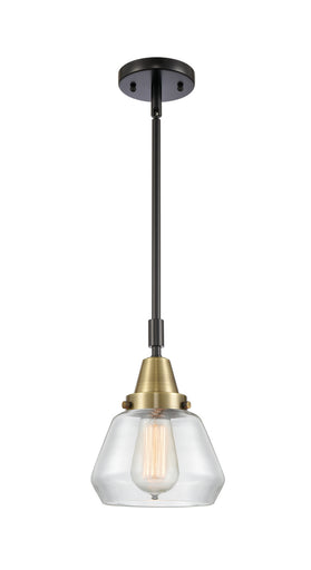 Caden LED Mini Pendant Black Antique Brass
