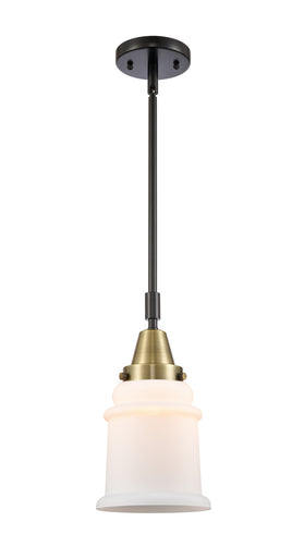 Caden LED Mini Pendant Black Antique Brass