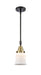 Innovations - 447-1S-BAB-G181S-LED - LED Mini Pendant - Franklin Restoration - Black Antique Brass
