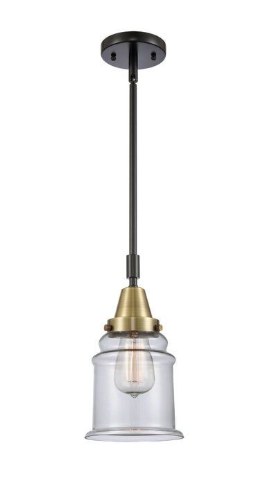 Innovations - 447-1S-BAB-G182 - One Light Mini Pendant - Franklin Restoration - Black Antique Brass