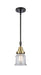 Innovations - 447-1S-BAB-G182S - One Light Mini Pendant - Franklin Restoration - Black Antique Brass