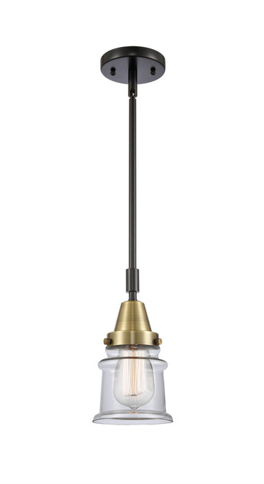 Innovations - 447-1S-BAB-G182S-LED - LED Mini Pendant - Franklin Restoration - Black Antique Brass