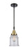 Innovations - 447-1S-BAB-G184-LED - LED Mini Pendant - Franklin Restoration - Black Antique Brass