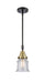 Innovations - 447-1S-BAB-G184S - One Light Mini Pendant - Franklin Restoration - Black Antique Brass