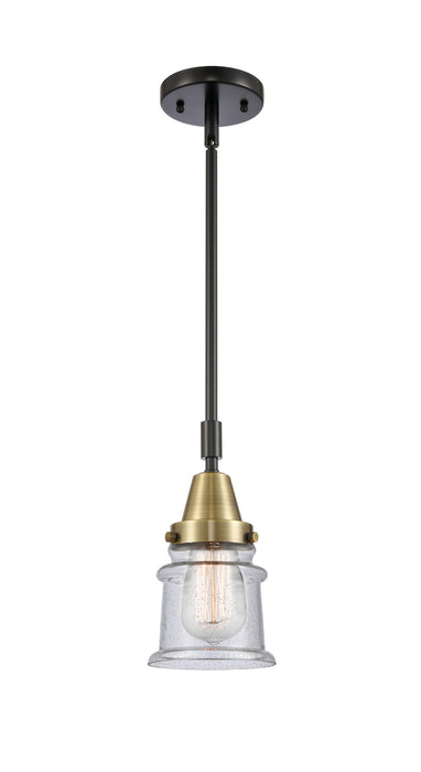 Innovations - 447-1S-BAB-G184S-LED - LED Mini Pendant - Franklin Restoration - Black Antique Brass