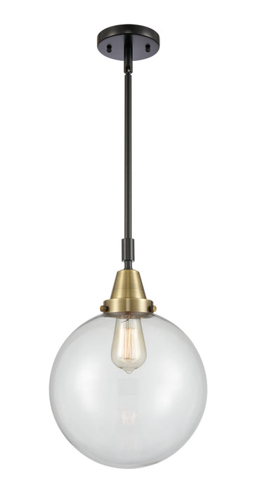 Innovations - 447-1S-BAB-G201-10 - One Light Mini Pendant - Franklin Restoration - Black Antique Brass