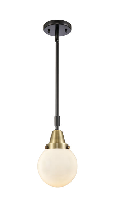Innovations - 447-1S-BAB-G201-6-LED - LED Mini Pendant - Franklin Restoration - Black Antique Brass