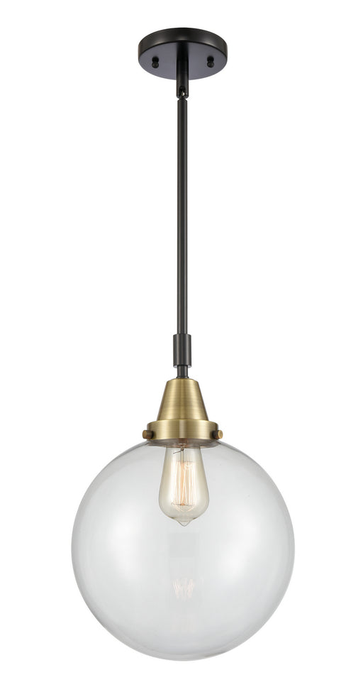 Innovations - 447-1S-BAB-G202-10 - One Light Mini Pendant - Franklin Restoration - Black Antique Brass