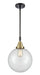 Innovations - 447-1S-BAB-G202-10-LED - LED Mini Pendant - Franklin Restoration - Black Antique Brass