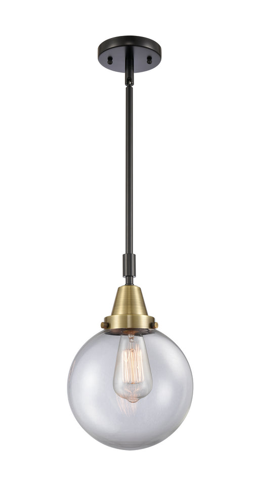 Innovations - 447-1S-BAB-G202-8 - One Light Mini Pendant - Franklin Restoration - Black Antique Brass