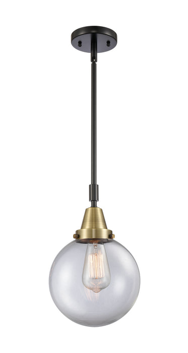 Innovations - 447-1S-BAB-G202-8-LED - LED Mini Pendant - Franklin Restoration - Black Antique Brass