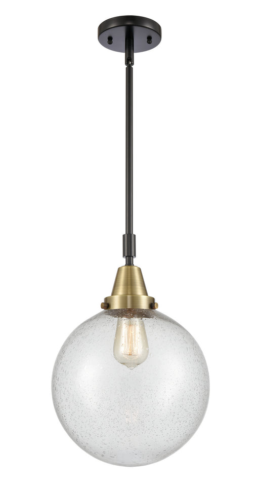 Innovations - 447-1S-BAB-G204-10 - One Light Mini Pendant - Franklin Restoration - Black Antique Brass