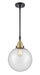 Innovations - 447-1S-BAB-G204-10-LED - LED Mini Pendant - Franklin Restoration - Black Antique Brass