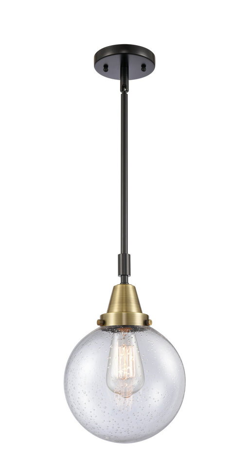 Innovations - 447-1S-BAB-G204-8-LED - LED Mini Pendant - Franklin Restoration - Black Antique Brass