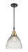 Innovations - 447-1S-BAB-G222 - One Light Mini Pendant - Franklin Restoration - Black Antique Brass