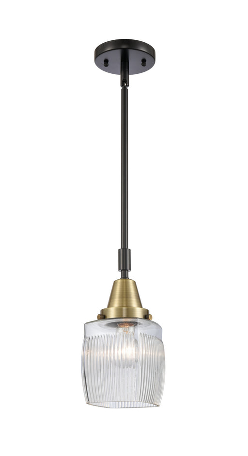 Innovations - 447-1S-BAB-G302-LED - LED Mini Pendant - Franklin Restoration - Black Antique Brass