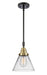 Innovations - 447-1S-BAB-G42-LED - LED Mini Pendant - Franklin Restoration - Black Antique Brass