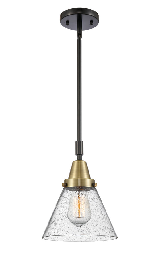 Innovations - 447-1S-BAB-G44 - One Light Mini Pendant - Franklin Restoration - Black Antique Brass