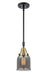 Innovations - 447-1S-BAB-G53-LED - LED Mini Pendant - Franklin Restoration - Black Antique Brass