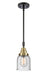 Innovations - 447-1S-BAB-G54-LED - LED Mini Pendant - Franklin Restoration - Black Antique Brass