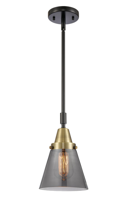 Innovations - 447-1S-BAB-G63-LED - LED Mini Pendant - Franklin Restoration - Black Antique Brass