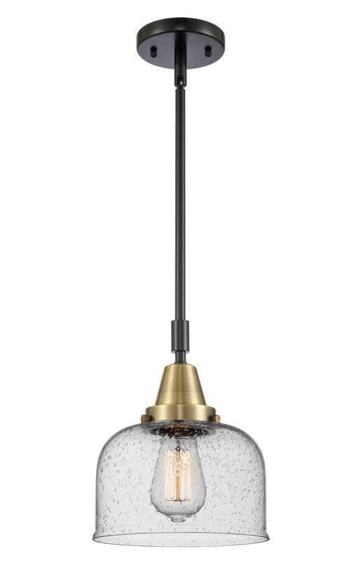 Innovations - 447-1S-BAB-G74 - One Light Mini Pendant - Franklin Restoration - Black Antique Brass