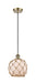 Innovations - 516-1P-AB-G121-8RB - One Light Mini Pendant - Ballston - Antique Brass